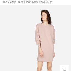 Everlane French Terry Crew Neck Dress